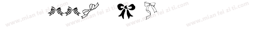CK Sweet Bows字体转换
